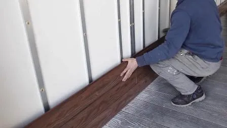 Prefab Decorative Fireproof Weather Resistant WPC Cladding Wall