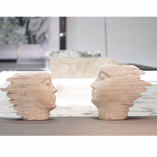 Pura mão esculpida pedra natural clássica cabeça de mármore grego escultura busto